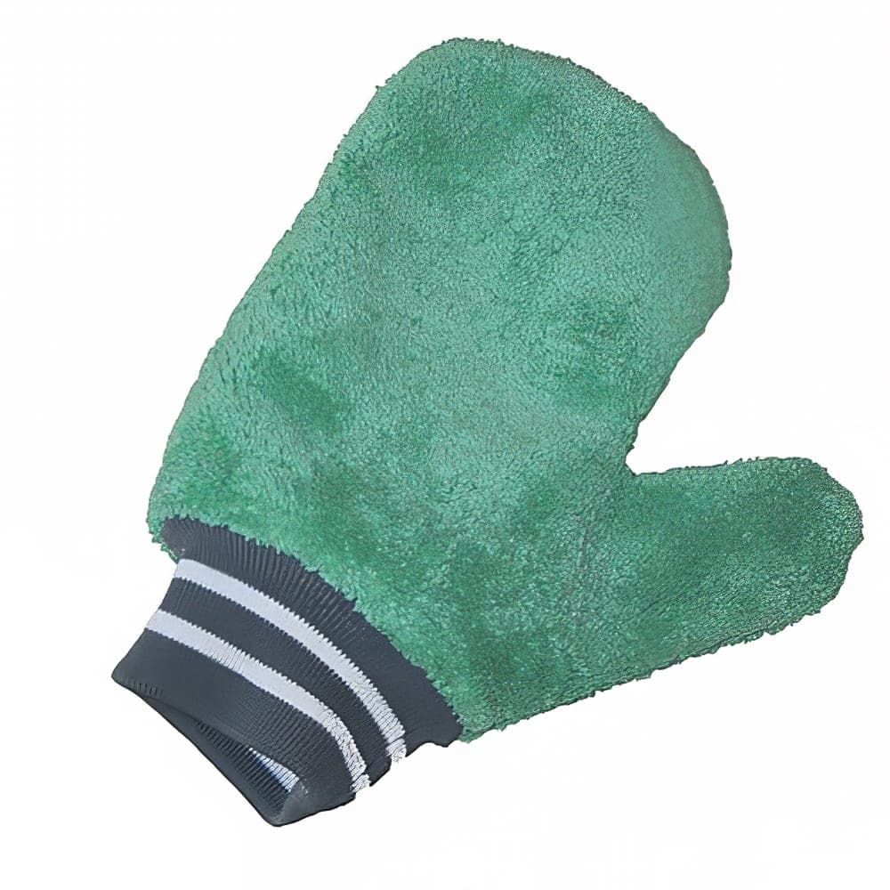 Clean Up Microfiber Mitten w/ Thumb, Green (MFWG10)
