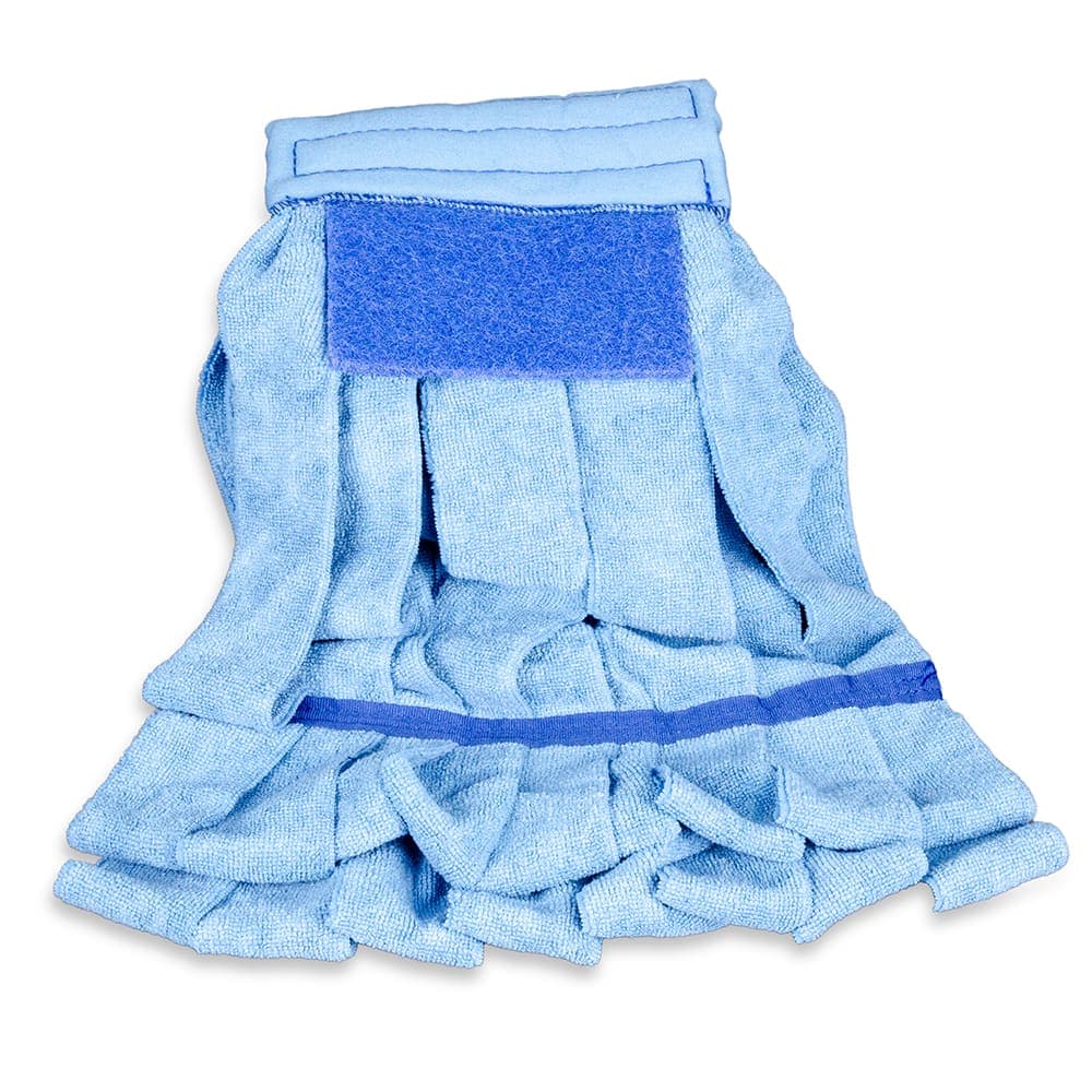 Clean Up Small Microfiber Strip Mop - Looped End, Microfiber, Navy (MFWMSMNV)
