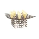 Front of the House 5 1/4" Servewise™ Disposable Wooden Serving Cone (ASC021NAW28) thumbnail 2