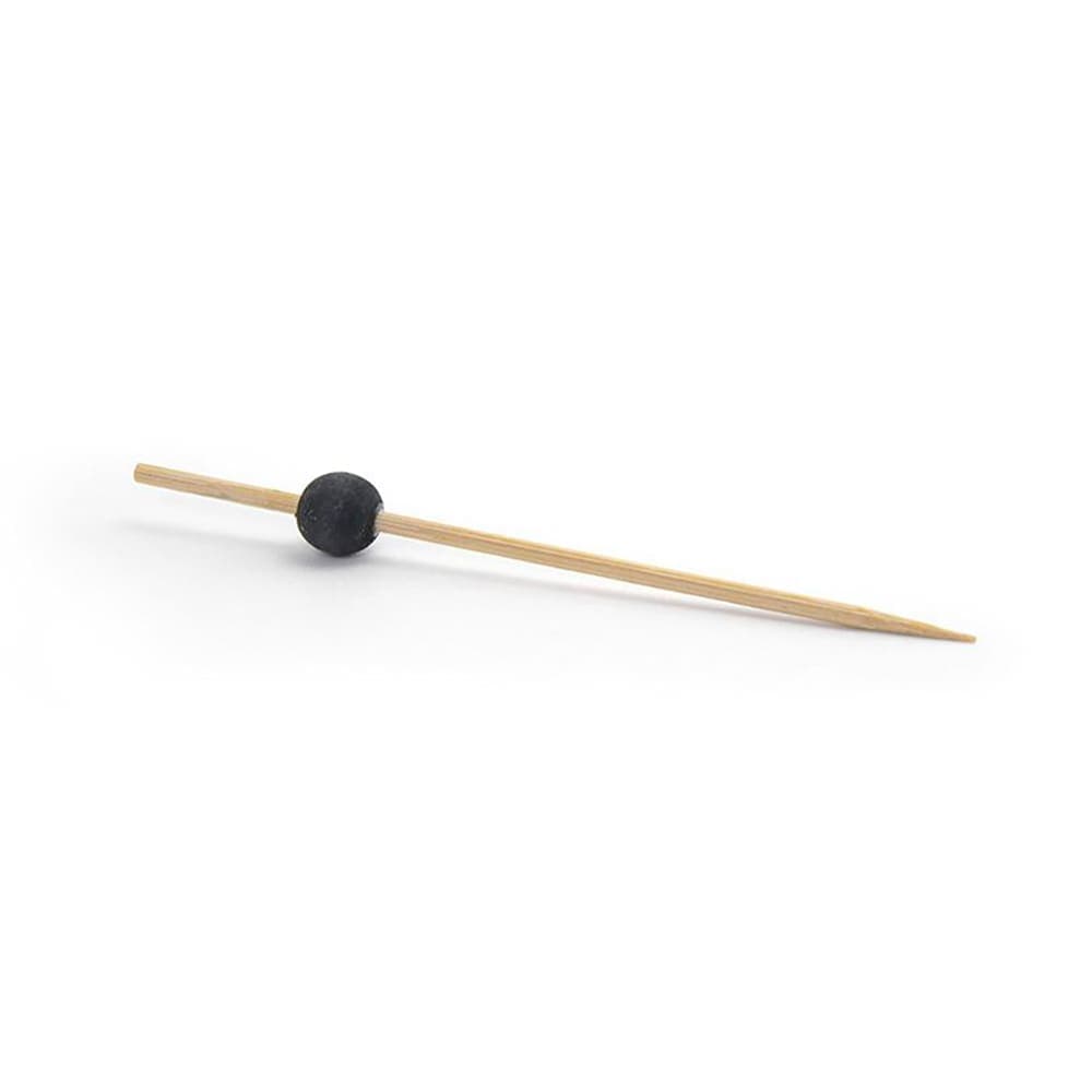 Front of the House 4 1/2" Bamboo Ball Pick, Black (AST014BKB82)