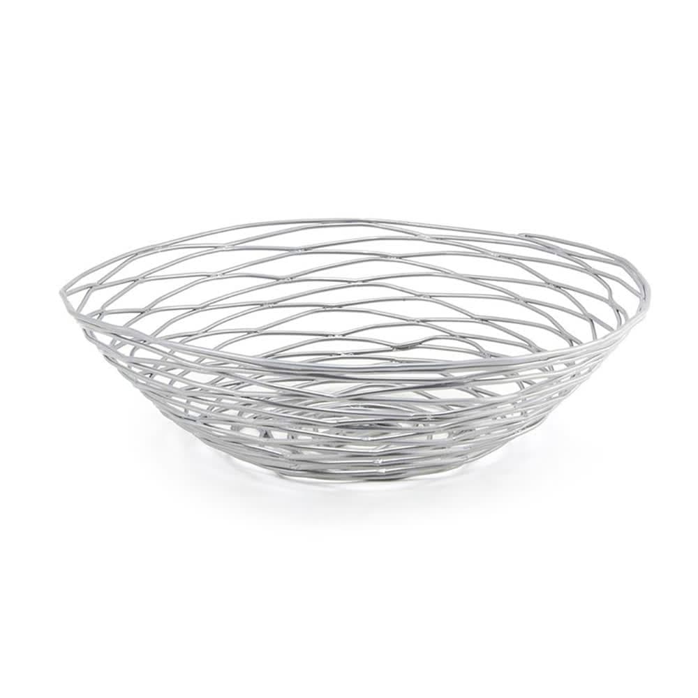 Front of the House 10" Round Wireware™ Basket - Iron, Silver (BBK007BCI22)