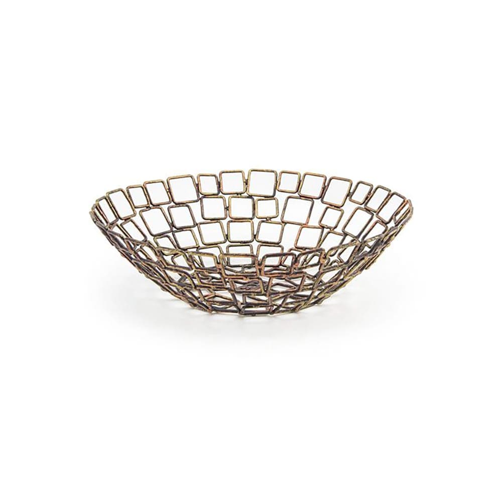 Front of the House 10" Round Wireware™ Basket - Iron, Copper (BBK011GOI22)