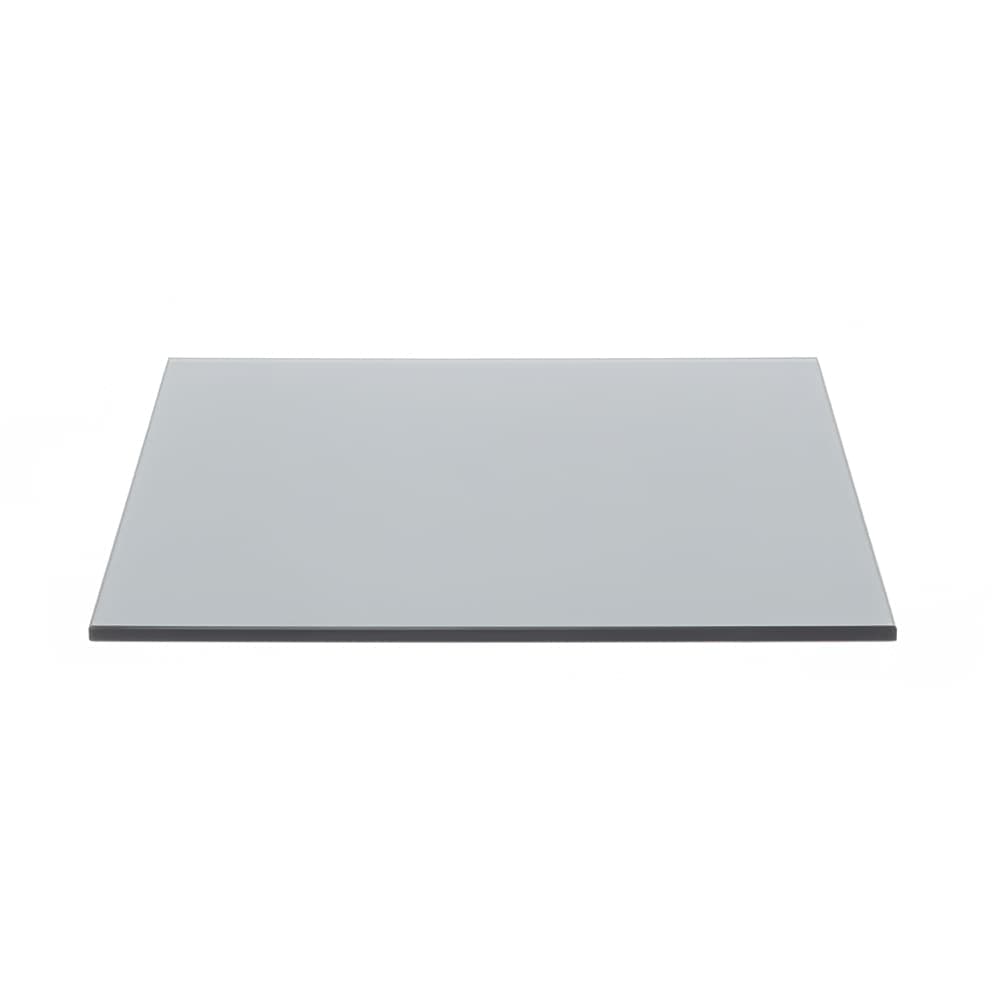Front of the House Square B³ Buffet Building Blocks® Buffet Board - 14" x 14", Glass, Smoke (BHO057SMG20)