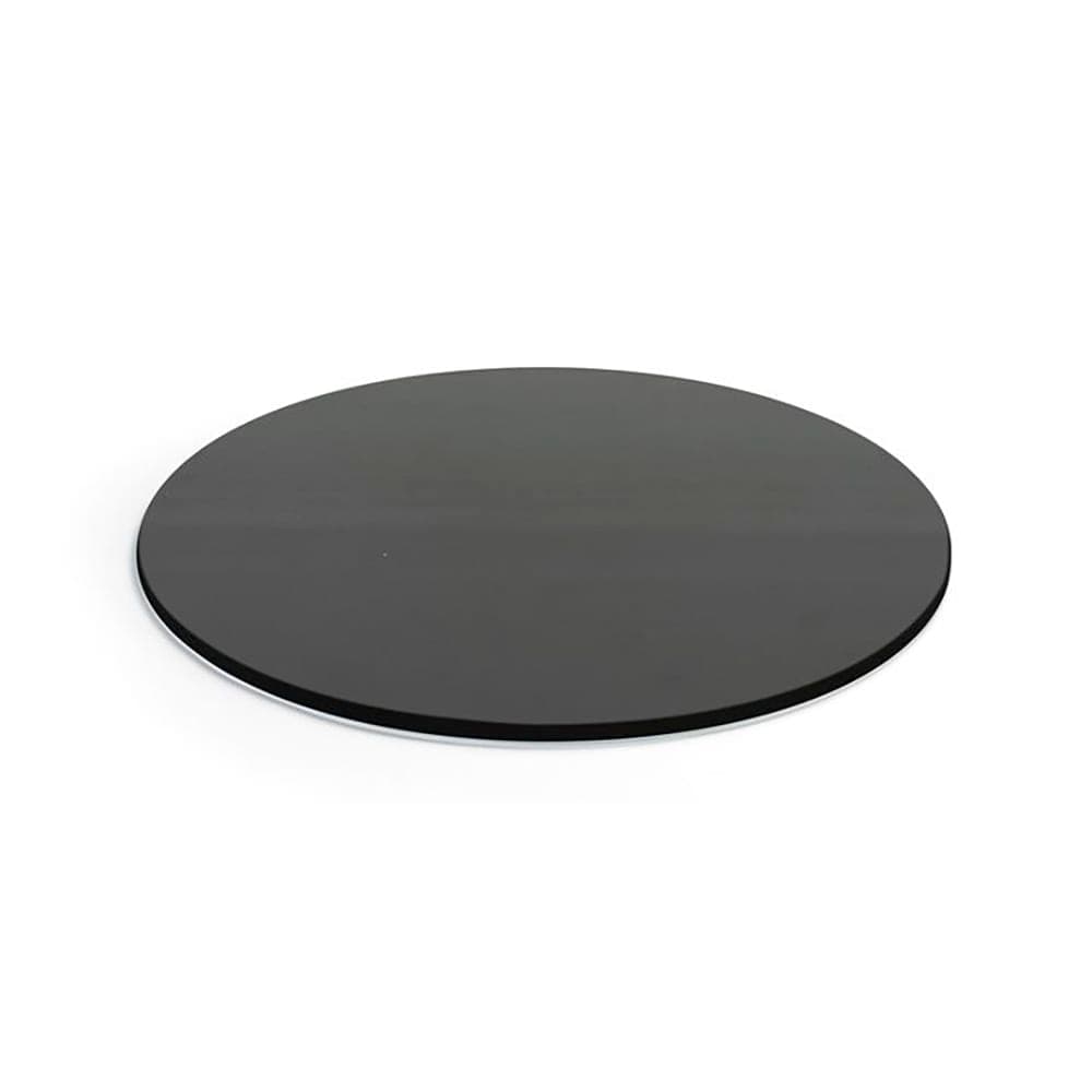 Front of the House 14" Round B³ Buffet Building Blocks® Buffet Board - Bamboo, Black (BHO058BKB20)