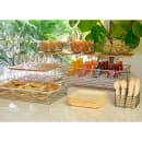 Front of the House Rectangular Ice Housing / Pan Set- 20 3/4" x 12 3/4" x 6", Iron, Patina (BHO059PTI20) thumbnail 3