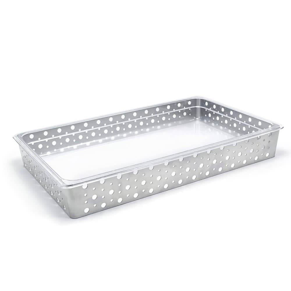 Front of the House Rectangular Ice Housing / Pan Set- 20 3/4" x 12 3/4" x 2 3/4", Iron (BHO071BCI20)
