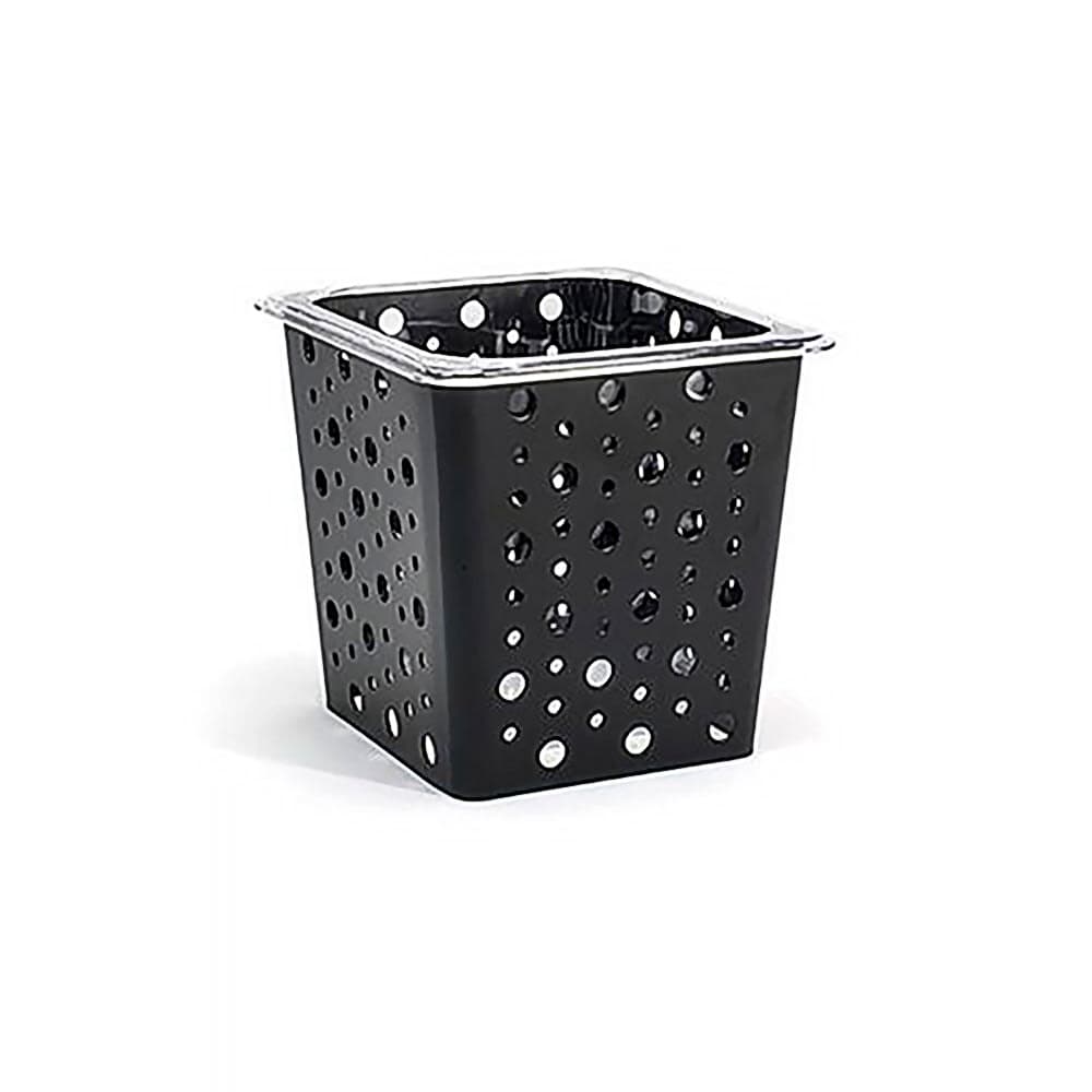 Front of the House Rectangular Ice Housing - 7" x 6 1/2" x 6", Iron, Matte Black (BHO072BKI21)