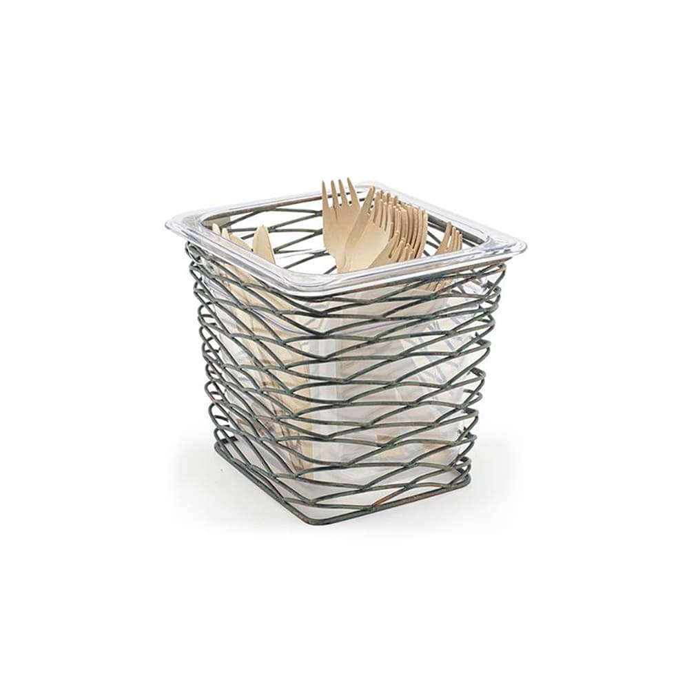 Front of the House Flatware Divider Set - 7" x 6 1/2" x 6", Iron, Patina (BHO078PTI21)