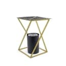 Front of the House 8 1/4" Square Grill Plate - Stainless Steel, Matte Black (BHO081BKS20) thumbnail 2