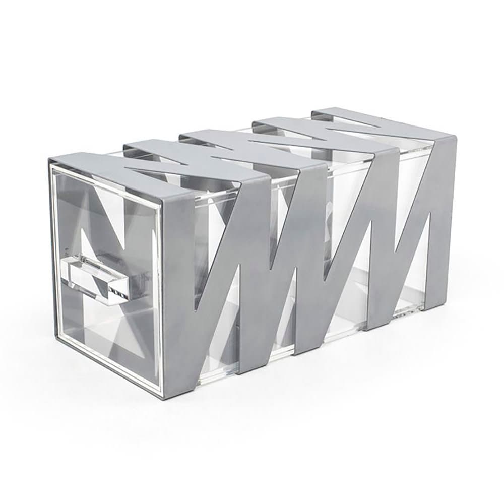 Front of the House Rectangular B³ Buffet Building Blocks® Drawer Display - 6 1/4" x 13", Acrylic/ Iron (BHO085SII20)