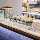 Front of the House 4 Piece B³ Buffet Building Blocks® Riser Set - Iron (BRI004BCI20) thumbnail 3