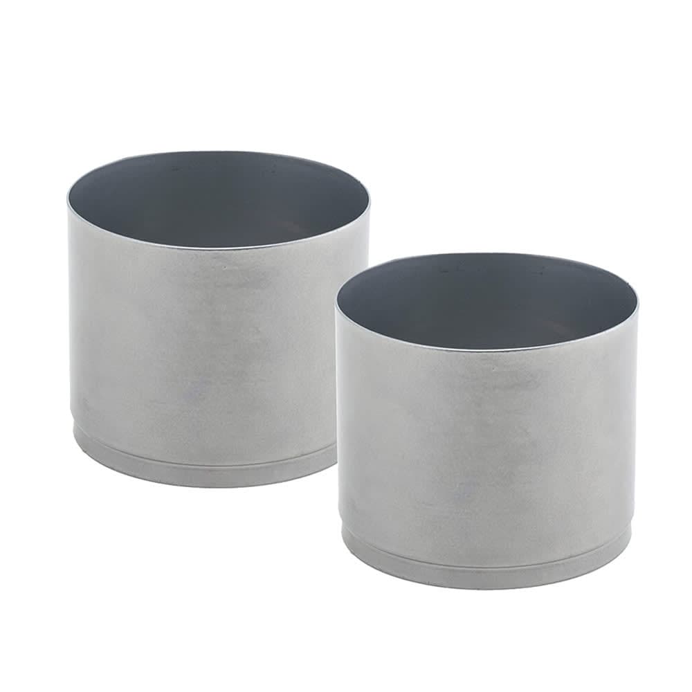 Front of the House 2 Piece B³ Buffet Building Blocks® Fuel Cell Riser Set - 3 1/4"H, Iron, Silver (BRI012SII28)