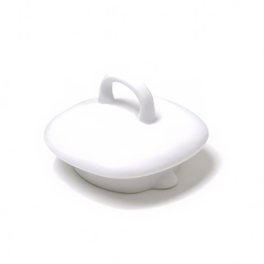 Front of the House Mod® Teapot Lid for BTP001WHP12 - Porcelain, White (BTP100WHP12)