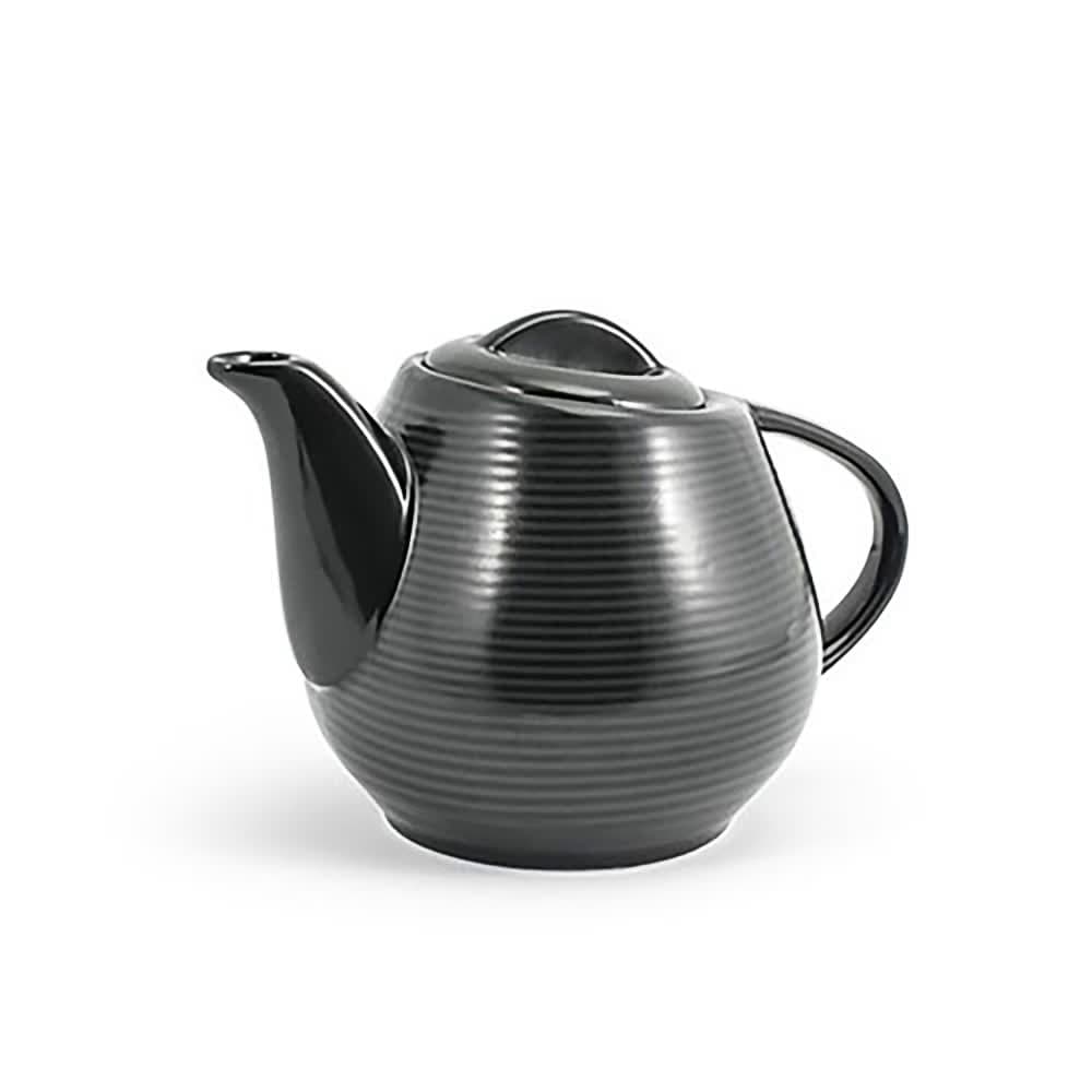 Front of the House Spiral® Teapot Lid for BTP002BKP12 - Porcelain, Ink (BTP101BKP12)