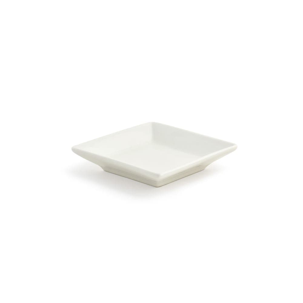 Front of the House 3 1/2" Square Catalyst®Kyoto® Dish - Porcelain, White (DAP039BEP23)