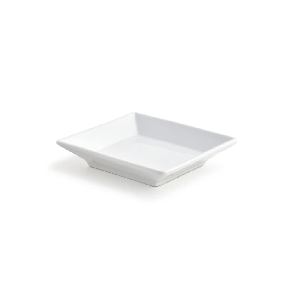 Front of the House 3 1/2" Square Catalyst®Kyoto® Dish - Porcelain, White (DAP039WHP23)