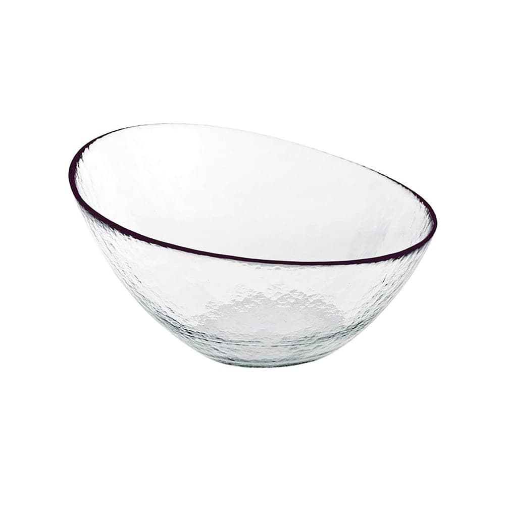 Front of the House 108 oz Round Kaleidoscope® Serving Bowl - Glass, Clear (DBO051CLG20)