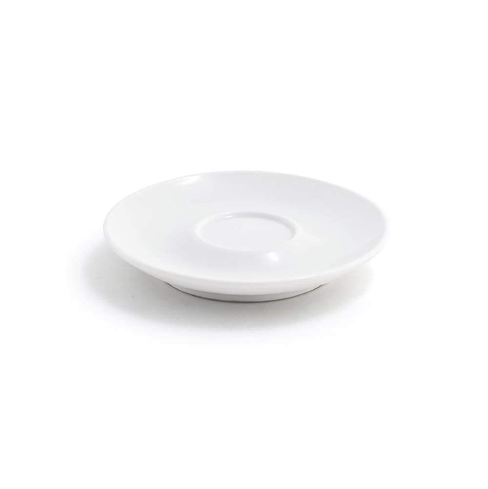 Front of the House 4 3/4" Round Milano Saucer - Porcelain, White (DCS016WHP23)