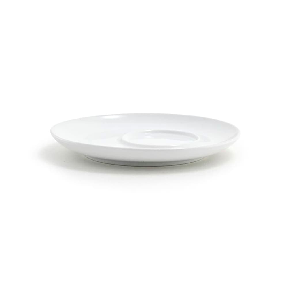 Front of the House 6" Round Mod® Saucer - Porcelain, White (DCS031WHP23)
