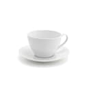 Front of the House 7" Round Seattle Saucer - Porcelain, White (DCS034WHP23) thumbnail 2