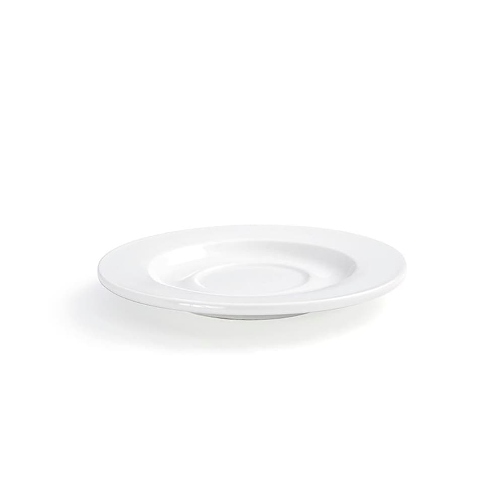 Front of the House 6" Round Monaco Saucer - Porcelain, White (DCS044WHP23)