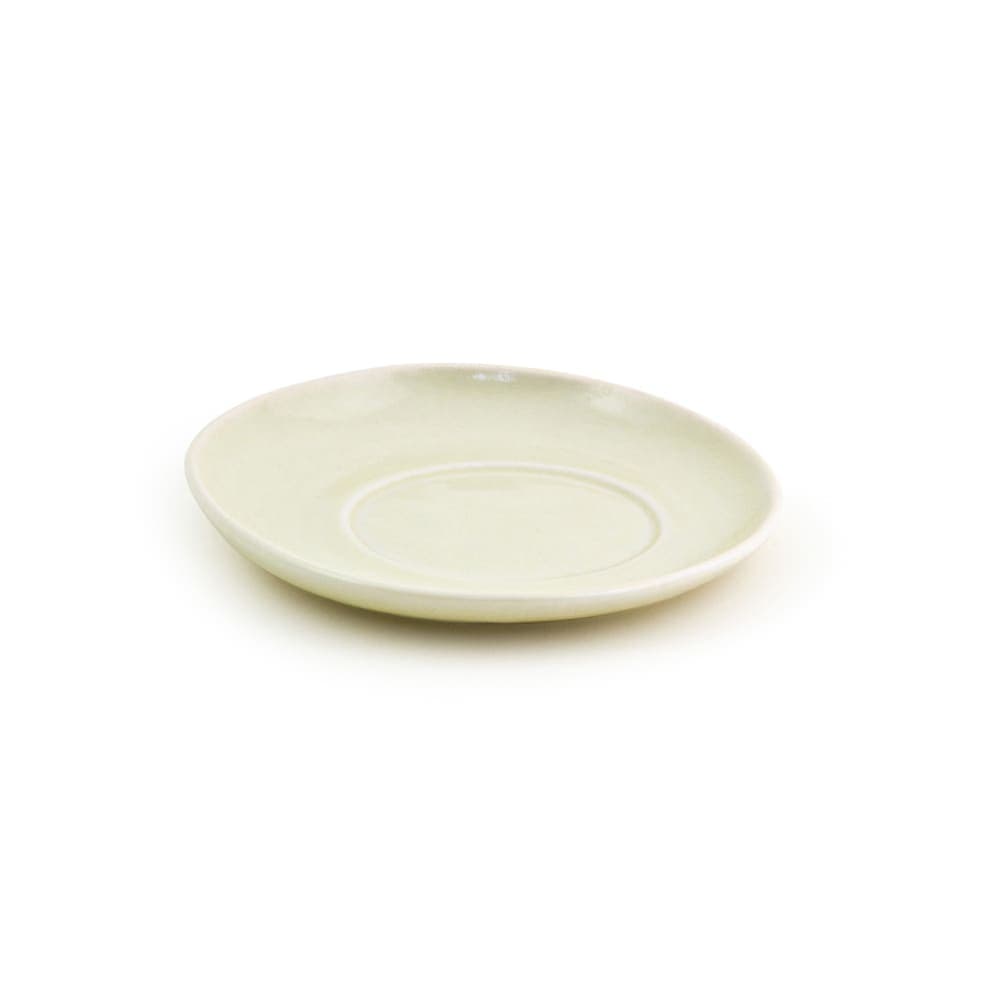 Front of the House 6" Round Kiln® Saucer - Porcelain, Vanilla Bean (DCS047BEP23)