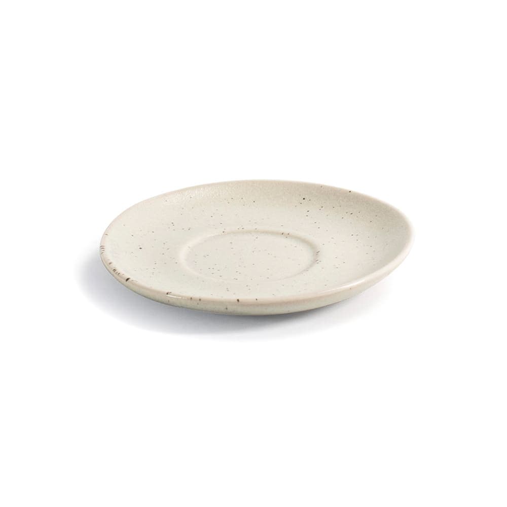 Front of the House 4 3/4" Round Kiln® Saucer - Porcelain, Mushroom (DCS059MUP23)