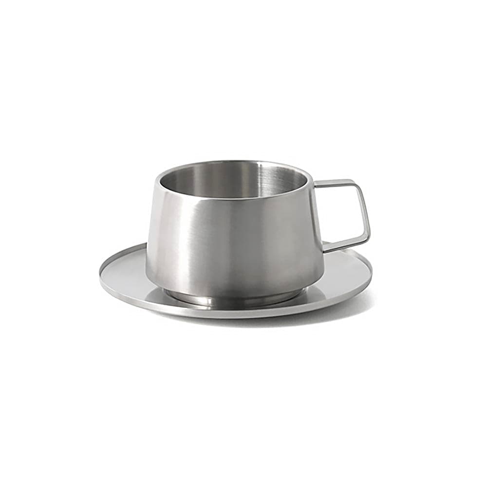 Front of the House 6 1/4" Round Bevel™ Saucer - Stainless Steel (DCS072BSS23)