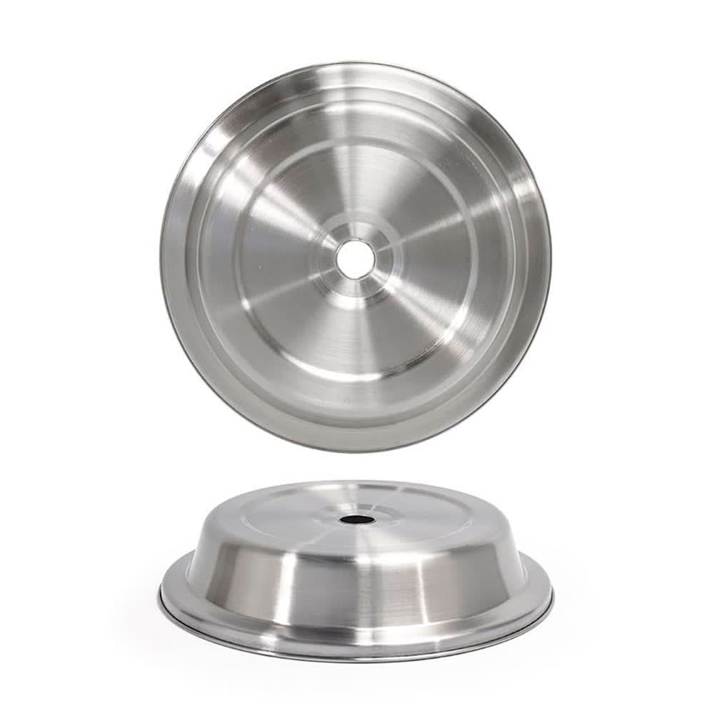 Front of the House 10 5/8" Round Plate Cover - 2 1/4"H, Stainless Steel w/ Brushed Finish (DCV003BSS23)