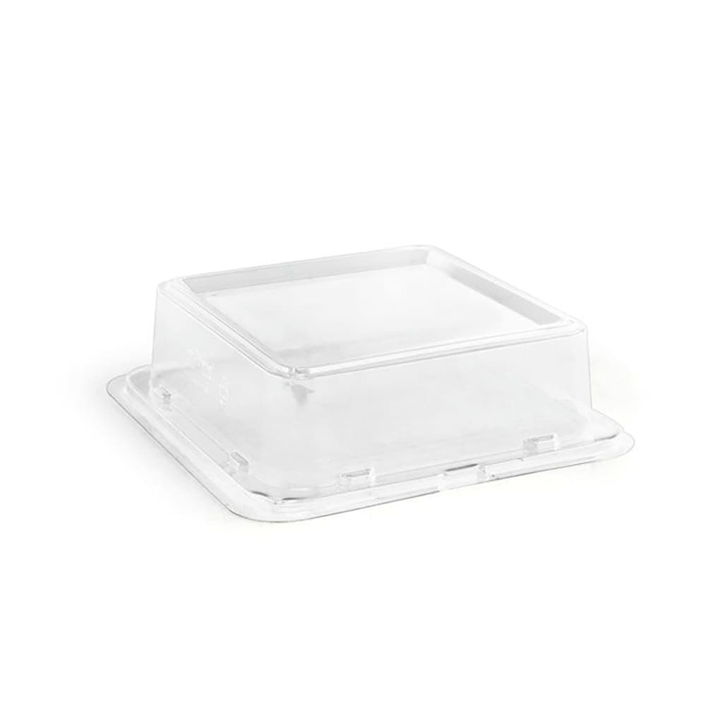 Front of the House 6" Square Servewise® Disposable Plate Cover - Plastic, Clear (DCV064CLT28)