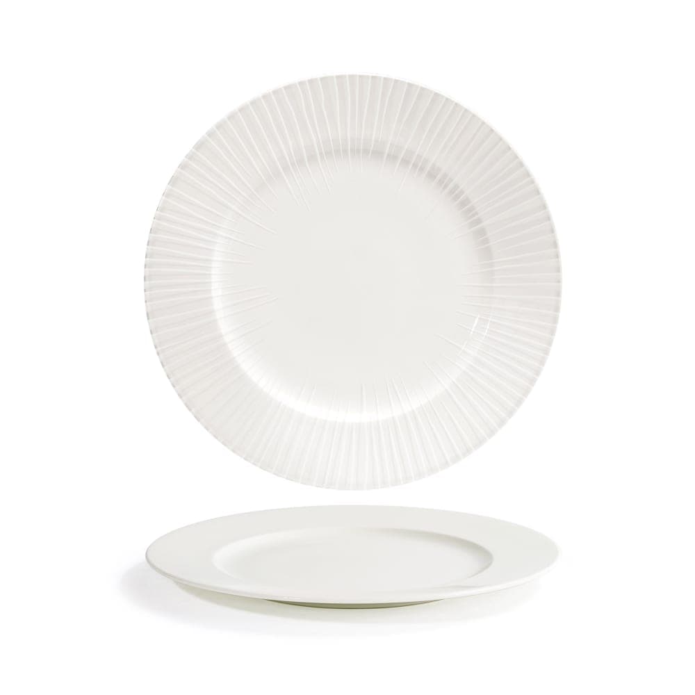 Front of the House 11 1/2" Round Catalyst® Focus Plate - Porcelain, White (DDP081BEP21)