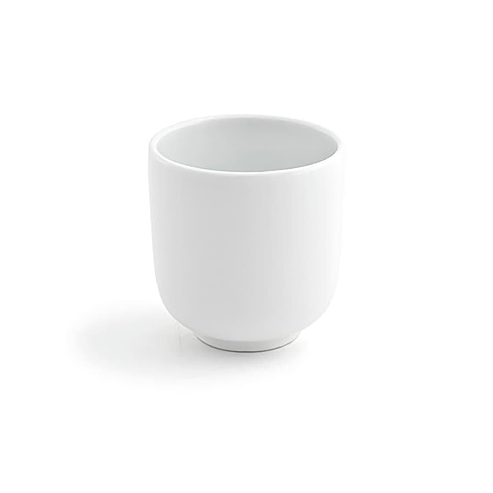 Front of the House 7 oz Round Cup - Porcelain, White (DMU003WHP23)