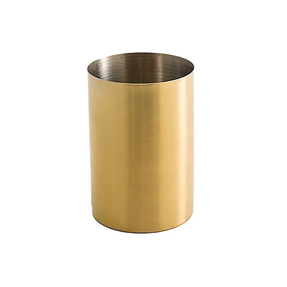 Front of the House 10 oz Round Holder - Stainless Steel, Matte Brass (DMU020GOS22)
