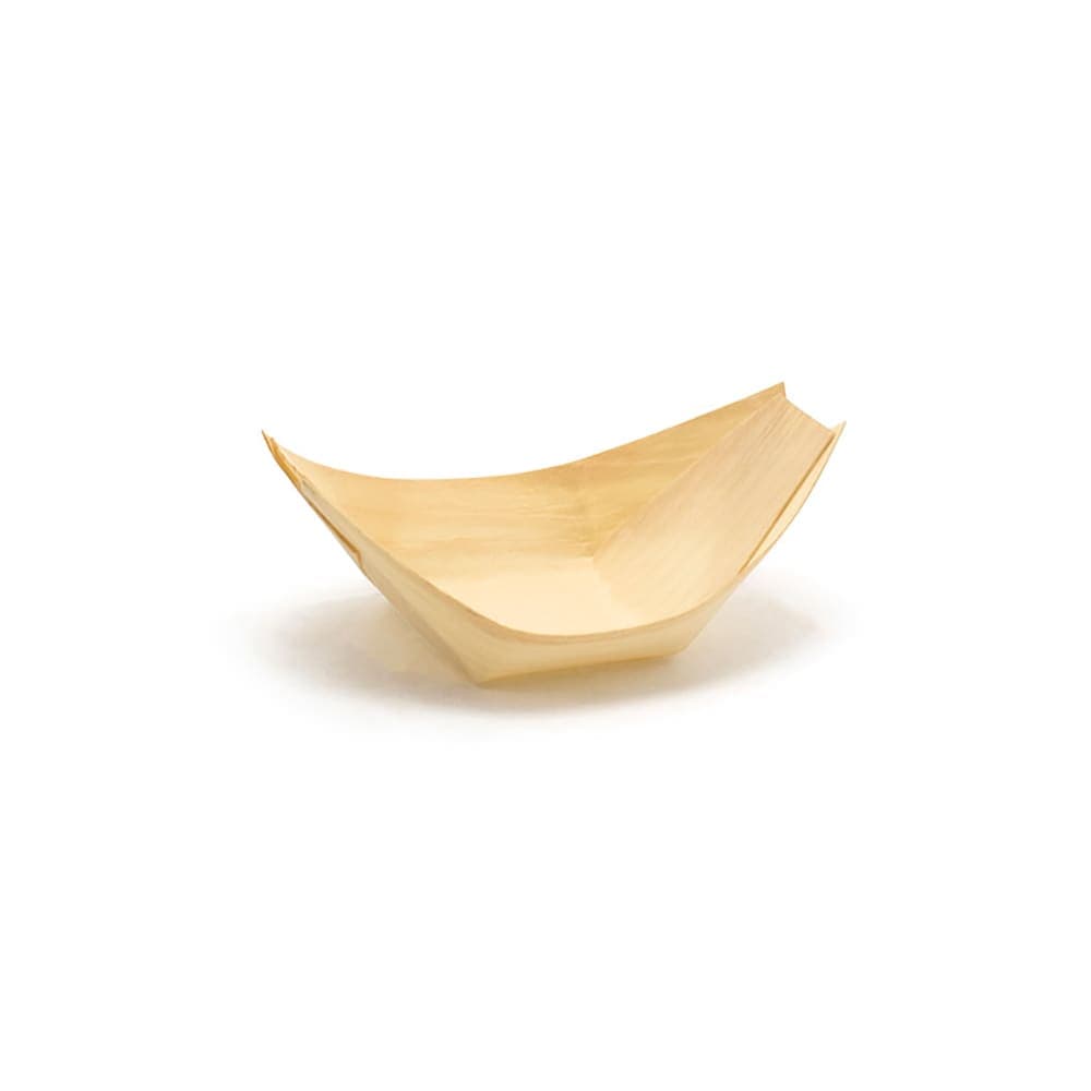 Front of the House 2 oz Servewise™ Disposable Serving Bowl - 3" x 2", Pinewood (DSD063NAW28)