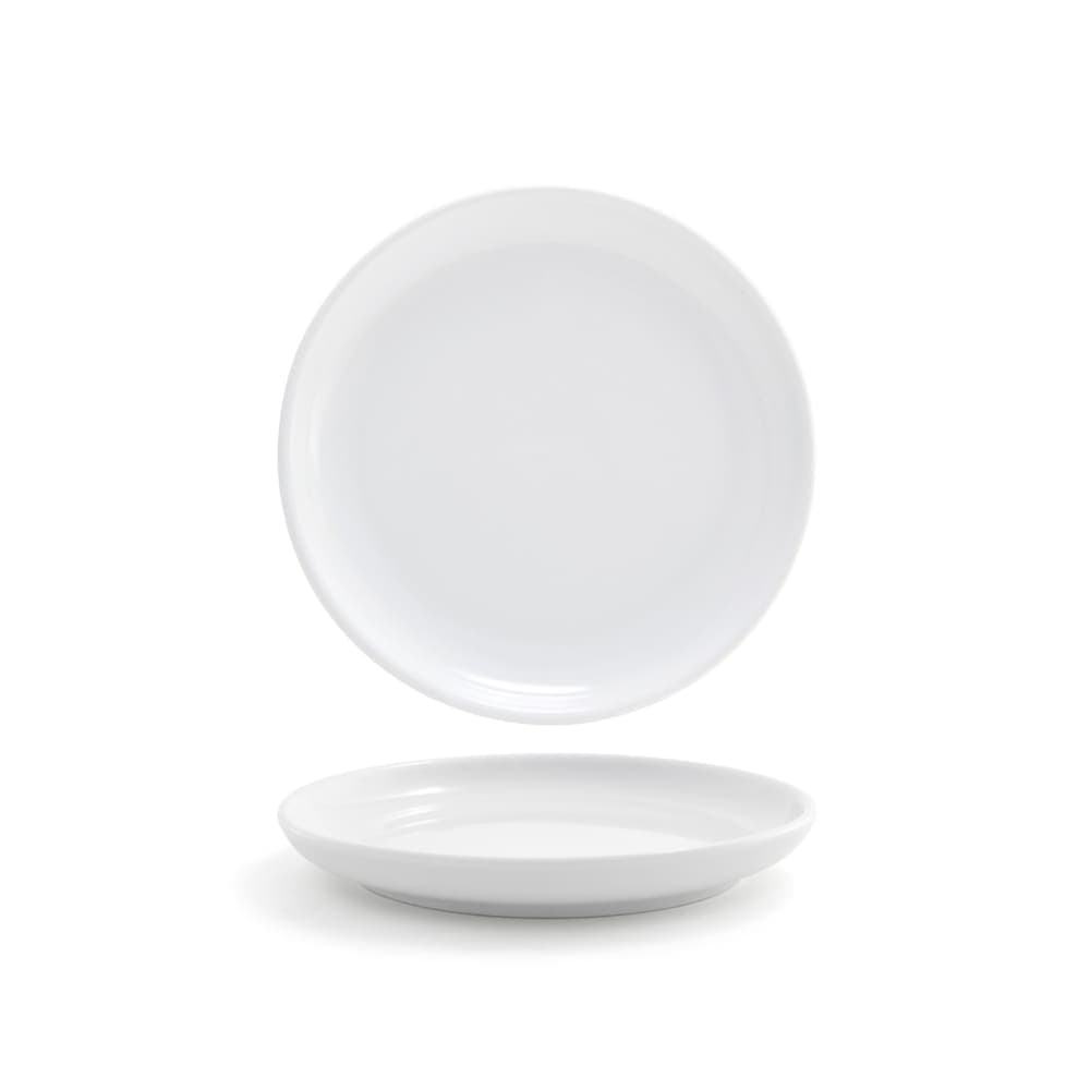 Front of the House 7 1/2" Round Harmony™ Plate - Porcelain, White (DSP018WHP23)