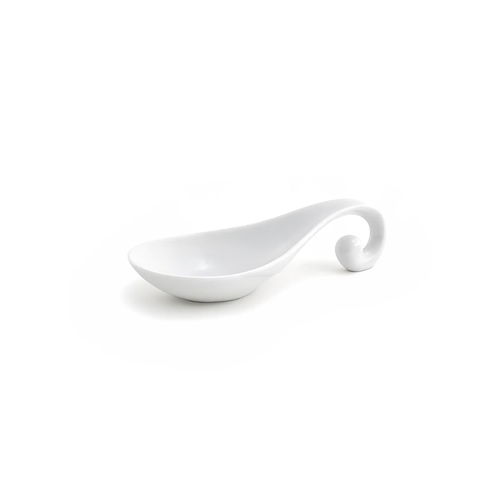 Front of the House 4 1/2" Spoon - Porcelain, White (FSP008WHP23)