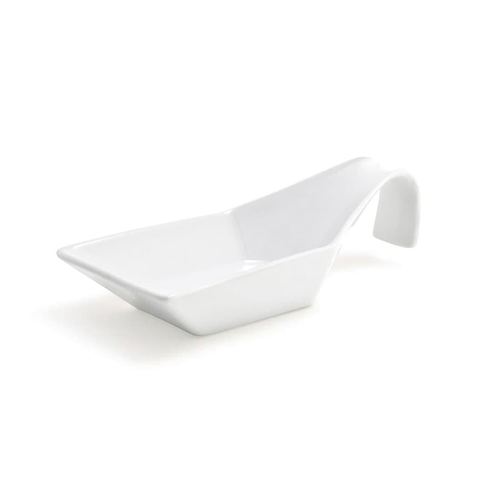 Front of the House 7 1/2" Kyoto™ Spoon - Porcelain, White (FSP010WHP23)