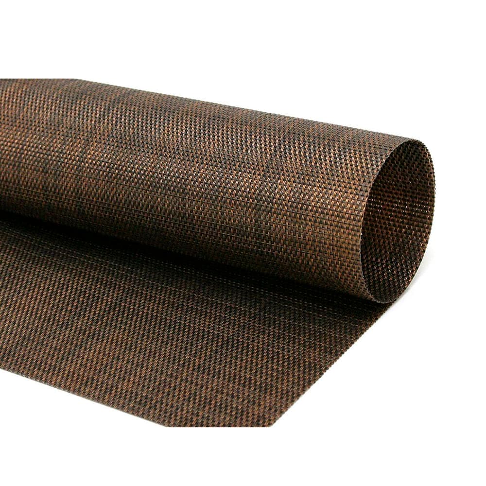 Front of the House Rectangular Metroweave® Woven Vinyl Placemat - 24" x 16 1/4", Copper (RTL003COV83)