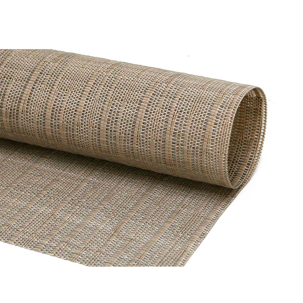 Front of the House Rectangular Metroweave® Woven Vinyl Placemat - 18 1/4" x 12", Tan (RTL009TAV83)