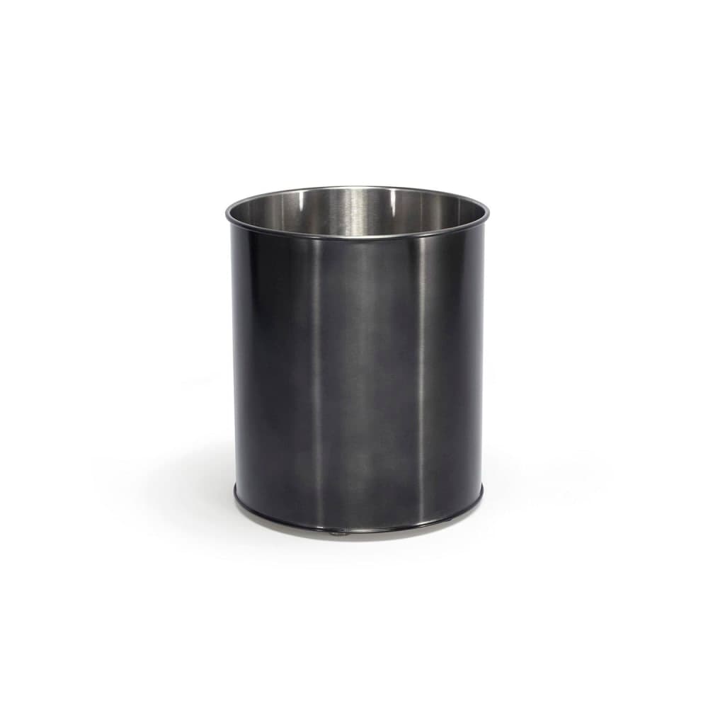 Front of the House 8" Round Tokyo Display Riser - Stainless Steel, Matte Black (RWA024BKS21)