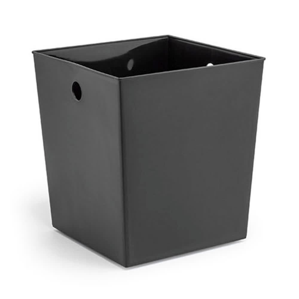 Front of the House 8 1/4" Square Flare Riser Liner - Polypropylene, Black (RWL008EST23)