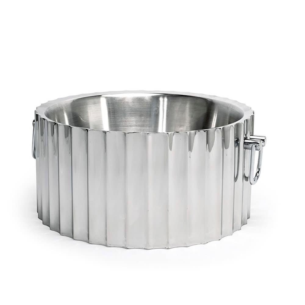 Front of the House 14 1/2" Round Double Wall Beverage Tub - Stainless Steel (SIB002MSS28)