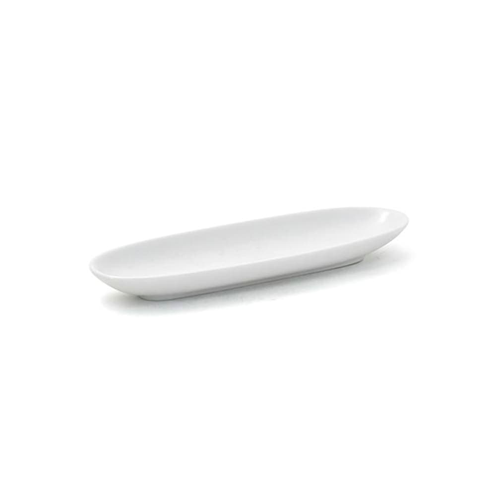 Front of the House Oval Sampler™ Serving Tray - 8" x 2 1/4", Porcelain, White (SPT009WHP23)