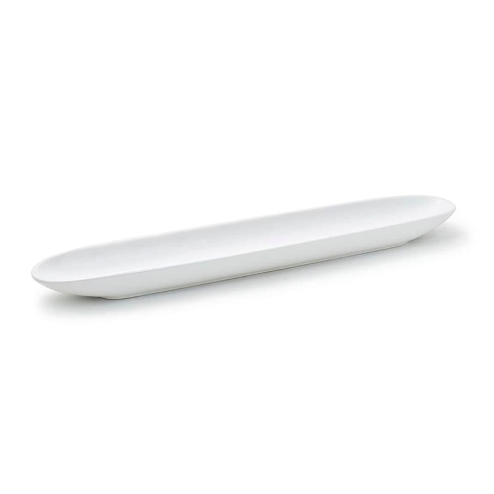 Front of the House Oval Server - 19" x 3 1/2", Porcelain, White (SPT026WHP12)