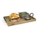 Front of the House Rectangular Rustic Wood™ Serving Tray - 13" x 9", Wood (SPT058NAW21) thumbnail 2