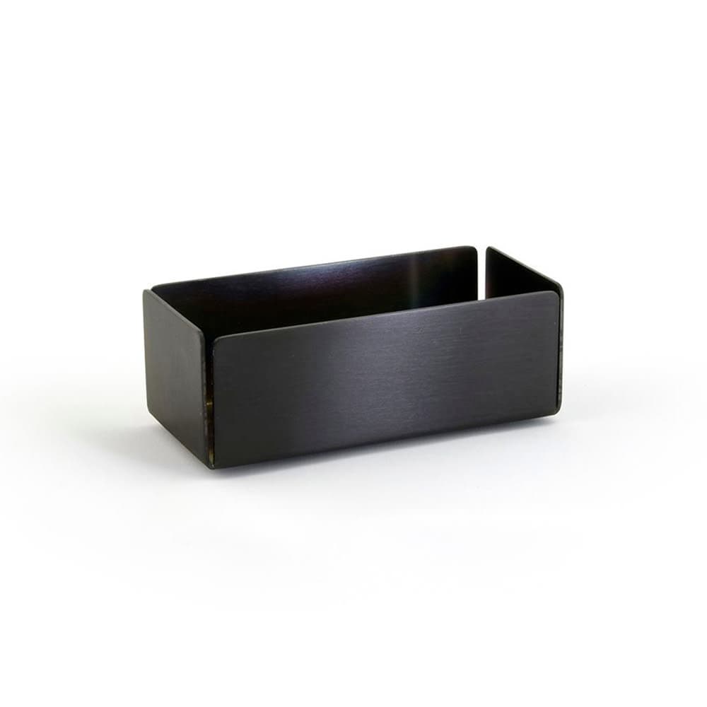 Front of the House Rectangular Sugar Caddy - Stainless Steel, Matte Black (TSH001BKS93)