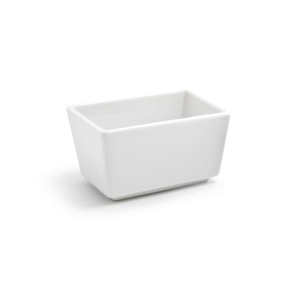 Front of the House Rectangular Sugar Caddy - Porcelain, White (TSH002BEP23)