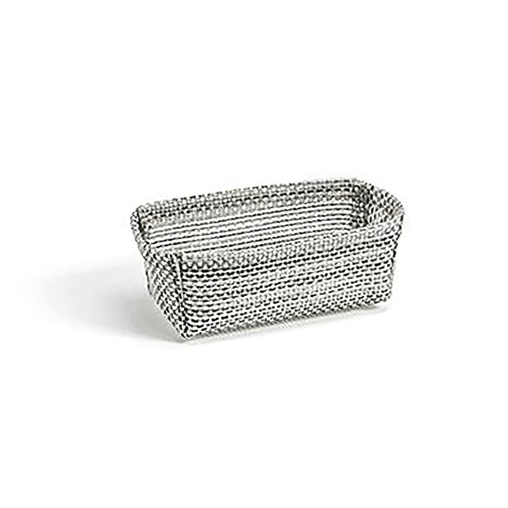 Front of the House Rectangular Sugar Caddy - Woven Vinyl, Mesh Grey (TSH009GYV24)