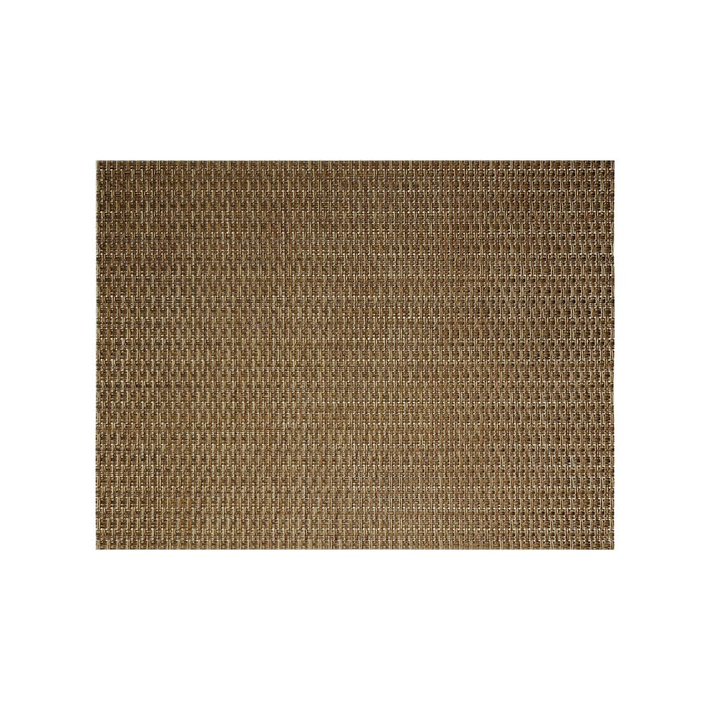 Front of the House Rectangular Metroweave® Woven Vinyl Placemat - 16" x 12", Beige (XPM022BEV83)