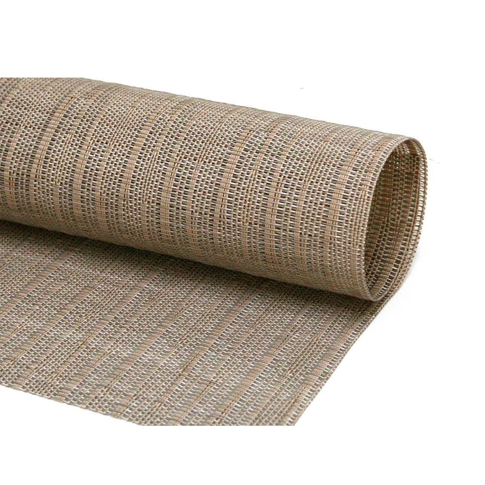 Front of the House Square Metroweave® Woven Vinyl Placemat - 14" x 13", Tan (XPM026TAV83)